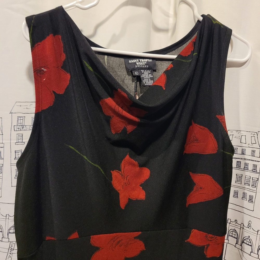EUC Vintage Saint Tropez West Dress Size  10 - Picture 3 of 5